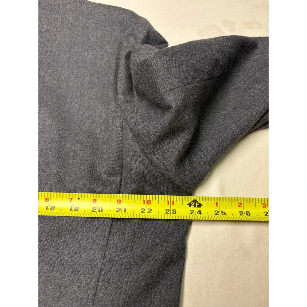 J.Crew Ludlow Slim Suit Mens 46R W38 L30 Moon British Cloth Charcoal Grey Wool
